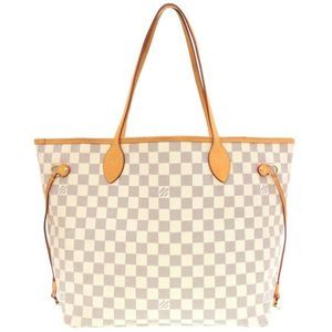 Louis Vuitton Damier Azur Neverfull MM Tote Bag